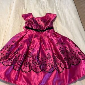 Formal silky girl’s dress